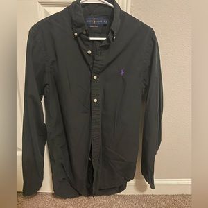 Ralph Lauren black dress shirt small